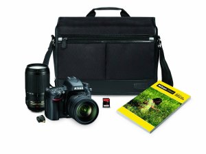 Nikon D600 24.3MP CMOS FX-Format Digital SLR Camera Bundle with 24-85mm and 70-300mm Nikkor VR Lens and 3.2-Inch TFT LCD Screen (Black)