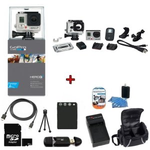 GoPro HERO3+ Silver Edition Camera (CHDHX-302) w  SSE Kit