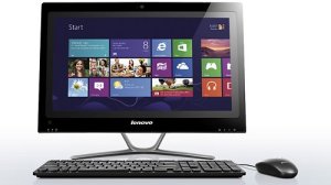 Lenovo - 21.5  Touch-screen All-in-one Computer